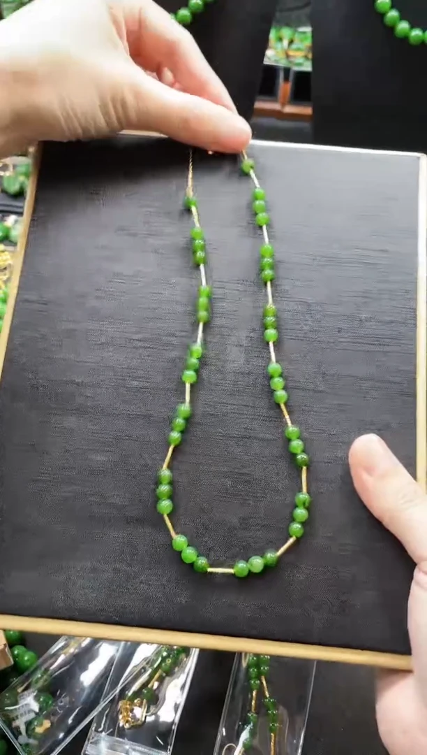 【闪购商品】和田玉项链银S925镶嵌多样性发一