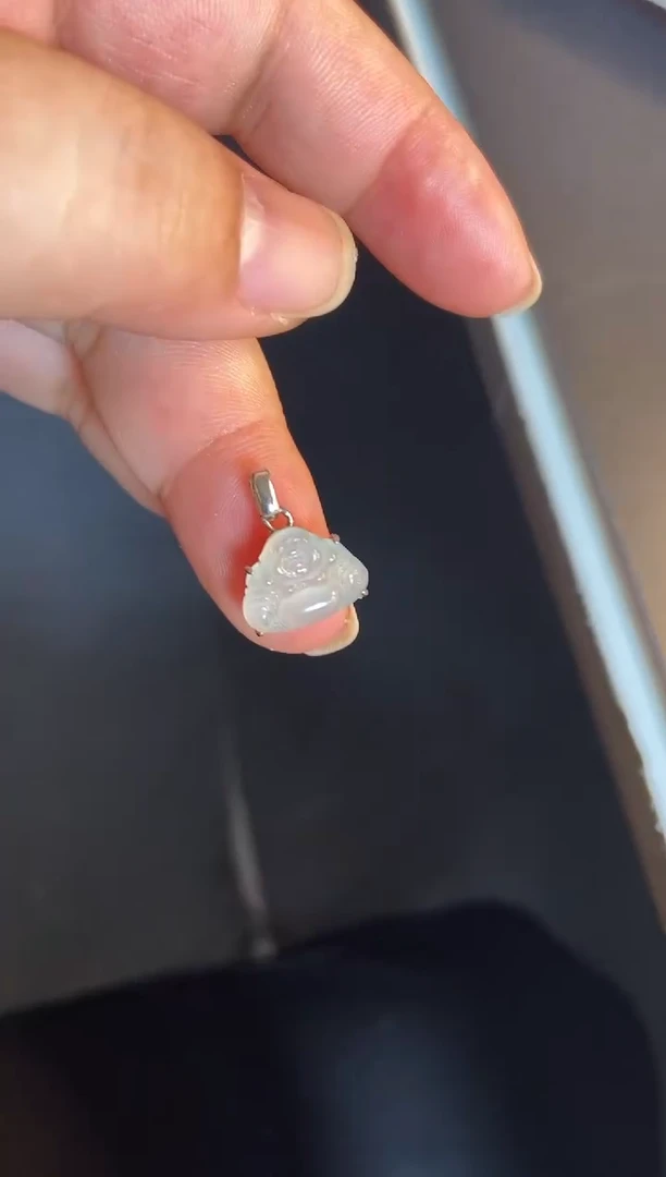 吊坠(不含链)银S925镶嵌翡翠1