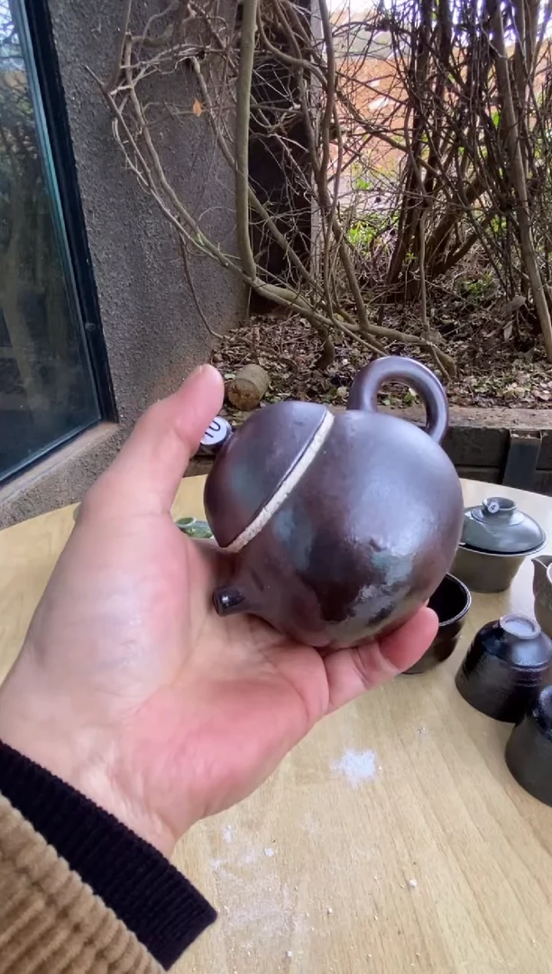 浪鬼柴烧-龙窑系列三*茶壶