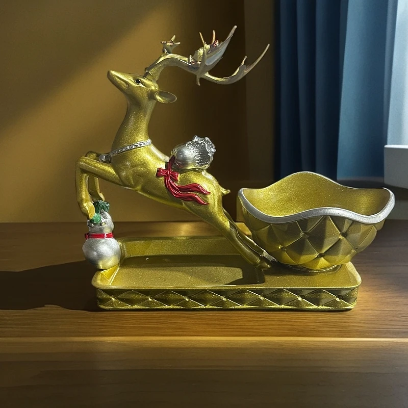 （22）鹿摆件创意装饰品室内客厅酒柜茶几电视柜玄关布置摆设