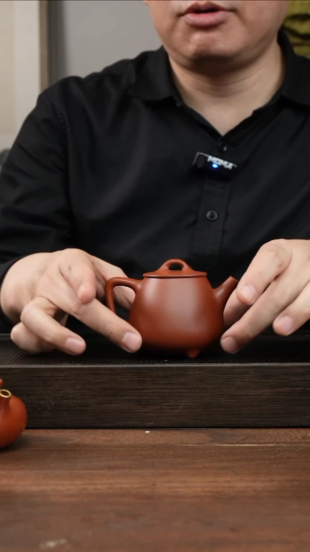 茶杯紫砂朱泥高石瓢     200CC