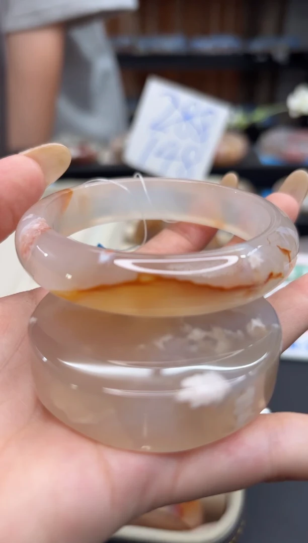 未镶嵌手镯石英质玉C94(57圈赠送镯心)