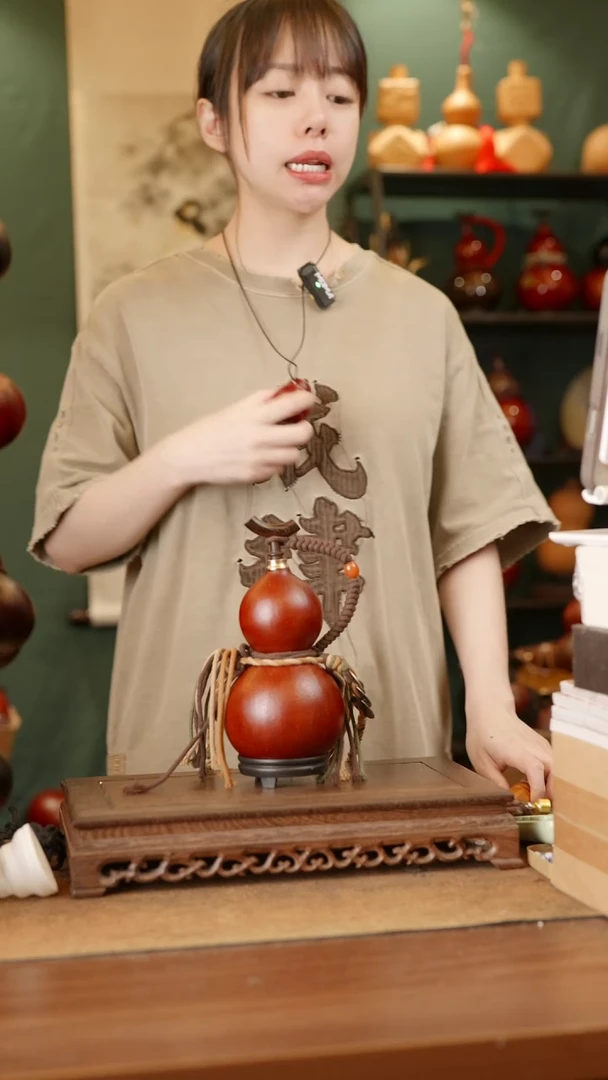 158号精品天然大漆酒葫芦一物一拍~