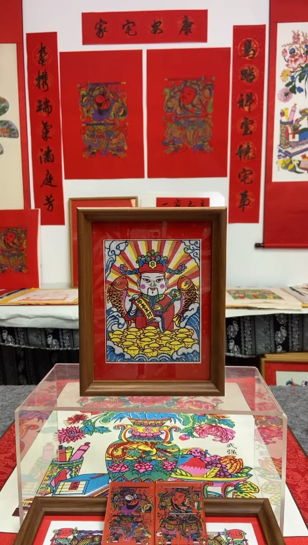 Q版财神摆台手工制作精品