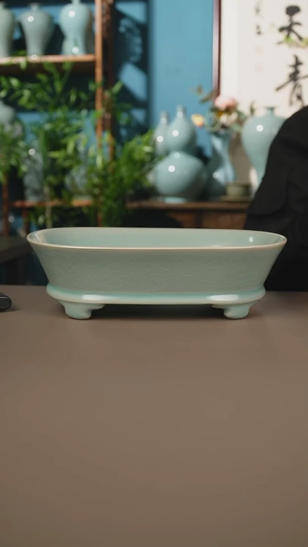 仿古水仙盘微暇1