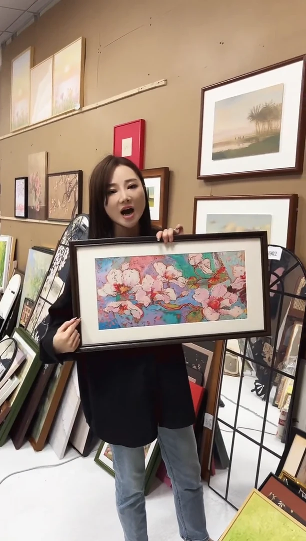 竖款35*65  繁花卡纸