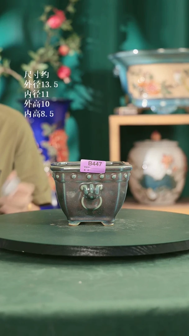 9*1447    5.5寸切角兽头盆