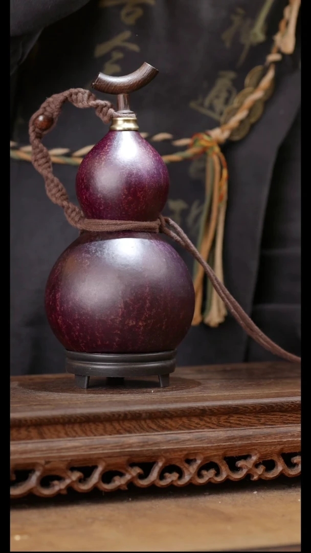 113号精品天然大漆酒葫芦一物一拍~