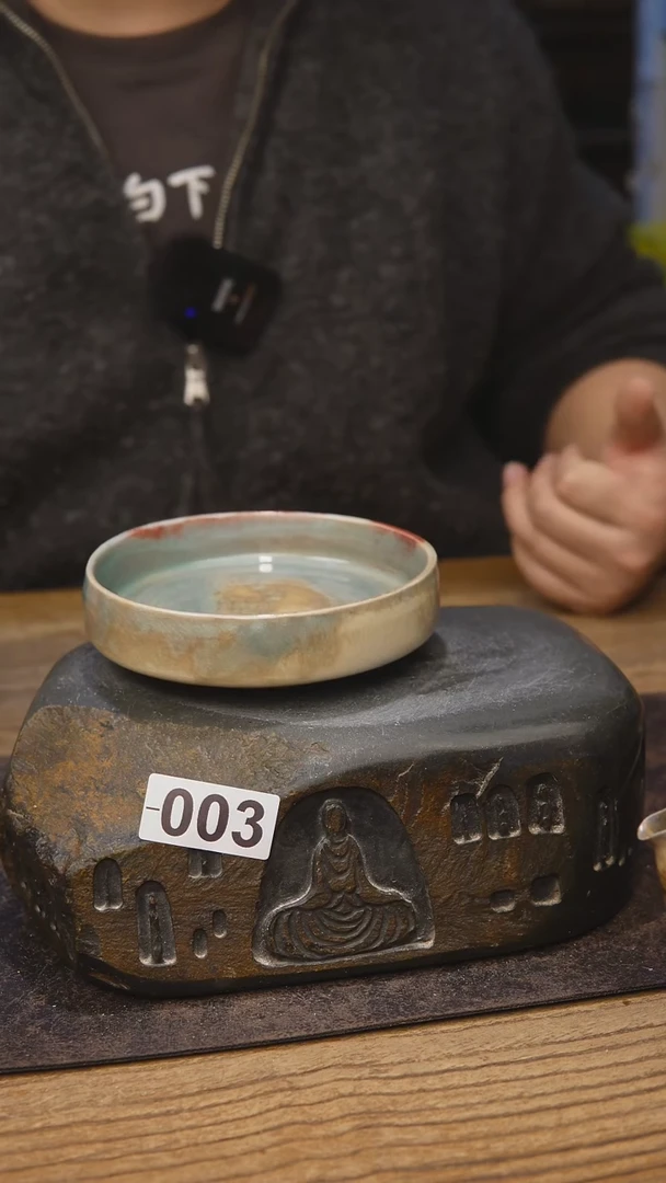 甘石陶艺开播福利水墨壶承手同003