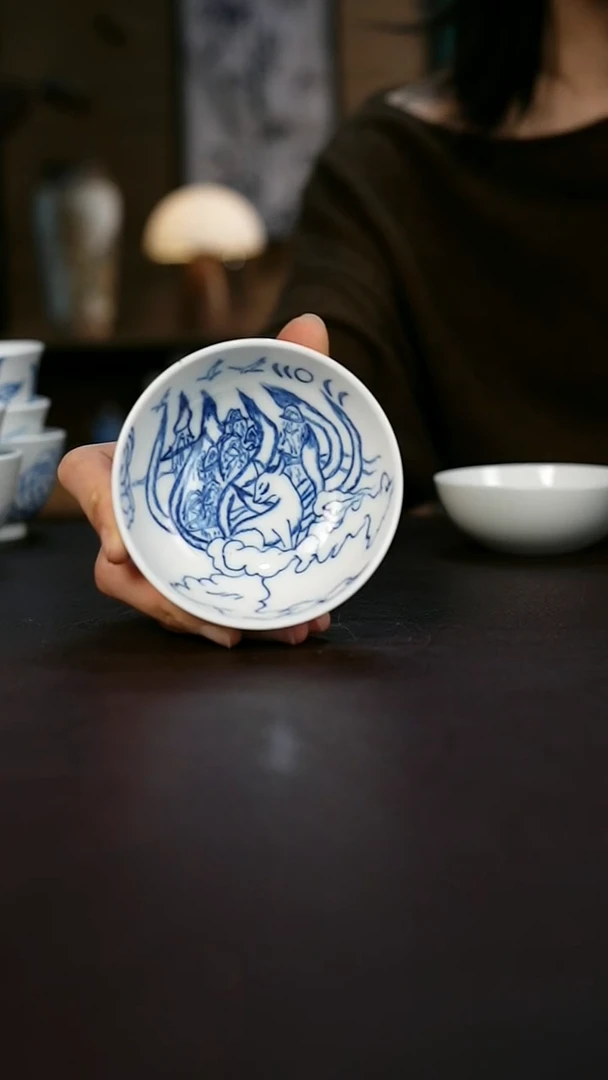 【闪购商品】景德镇陶瓷杯碗柴烧多人