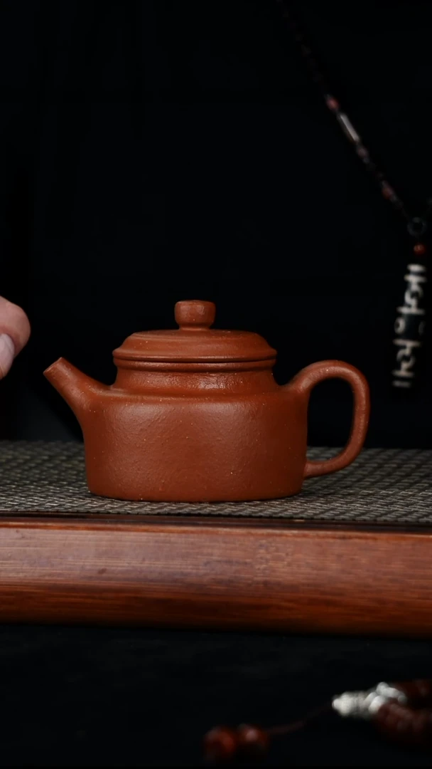 茶壶紫砂原矿生砂朱泥德钟240cc