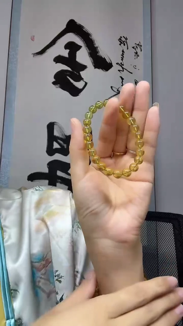 手串琥珀未镶嵌金蓝珀卡7