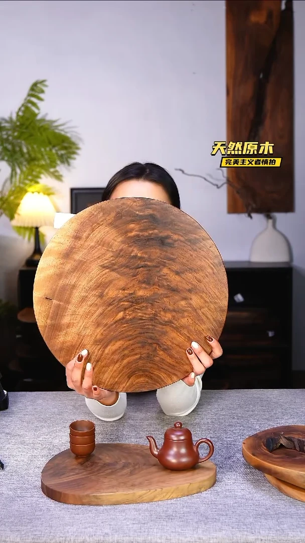 木北美黑胡桃原木.干裂疤结不属于商品质量问题完美主义者慎拍