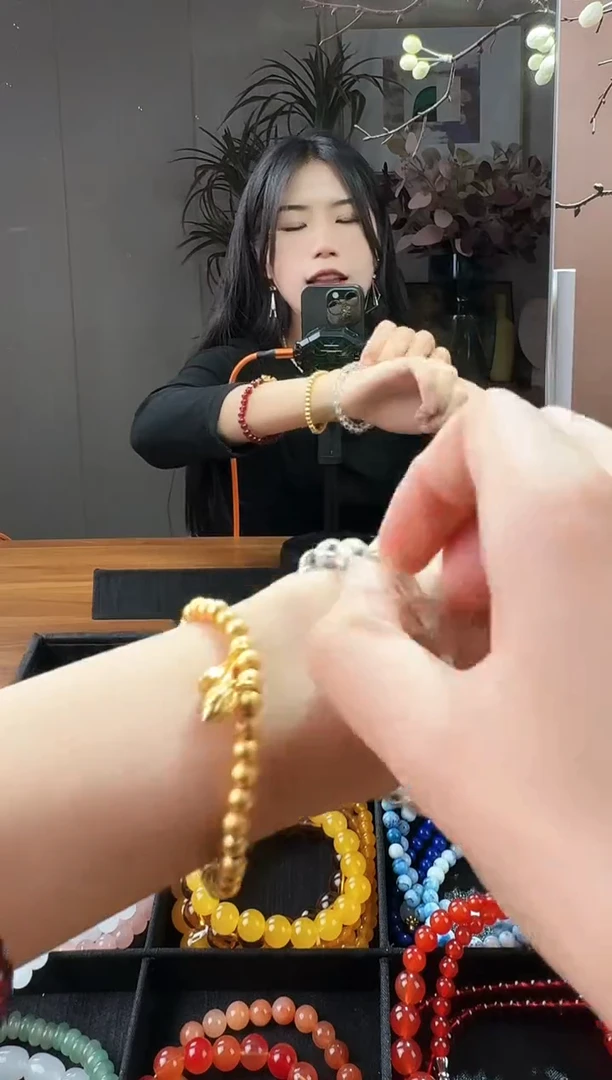 水晶手串未镶嵌白水晶手串