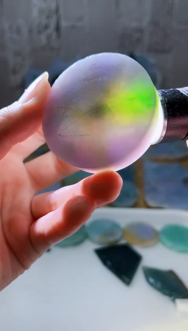 裸石翡翠天然翡翠A货古 南 665