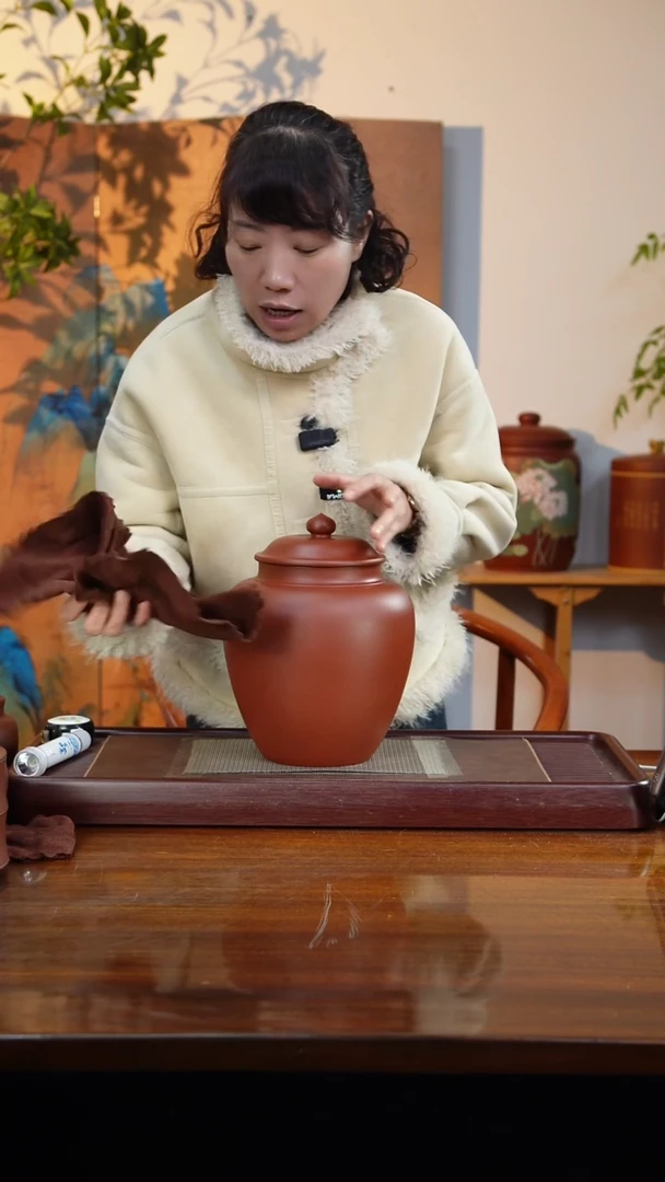 宜兴原矿紫砂茶叶罐