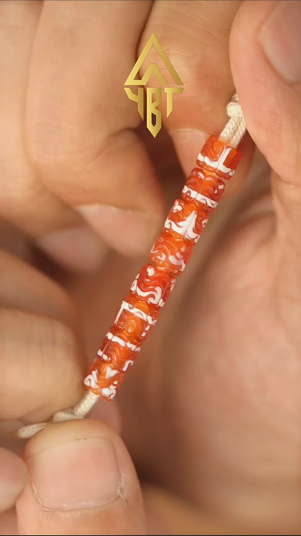 未镶嵌配饰玛瑙/玉髓乘风破浪线束-直径6.5左右（多样性发其一）