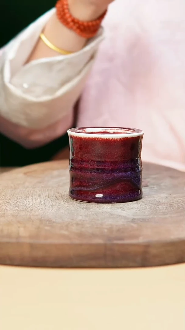 钧瓷作品—郑郑—竹节—906