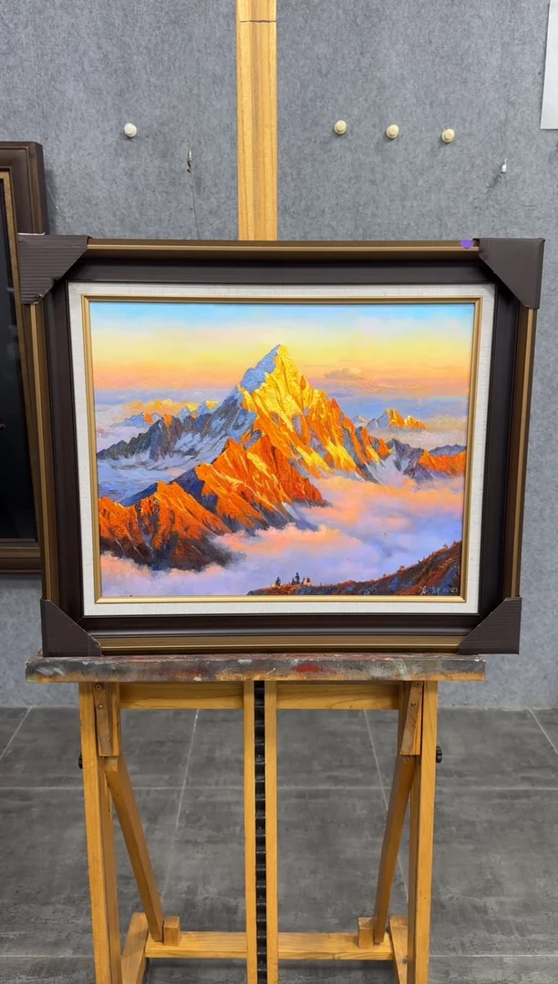 国画z天津人美-苏新油画紫标40*50cm