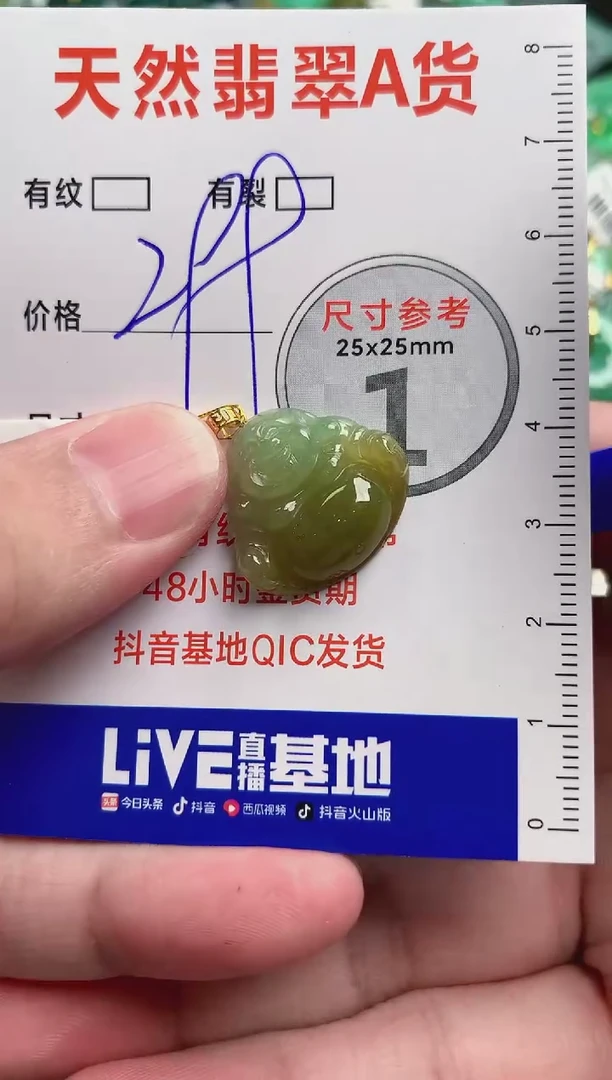 翡翠18K金镶嵌颈饰0582914150