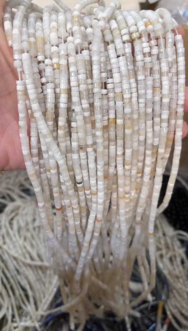 未镶嵌玛瑙/玉髓珠宝半成品三条