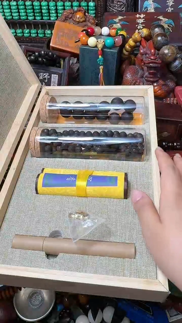 木礼盒奇楠香2件套，主播推荐：一物一拍，讲解为准！