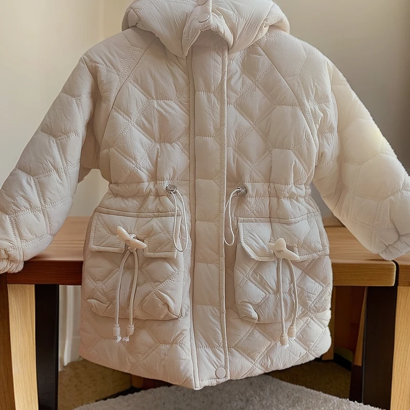 B类人气棉服百搭米白色韩版休闲保暖