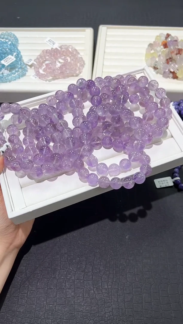 水晶手链未镶嵌85i多样性发其一【1条】默认微瑕13mm