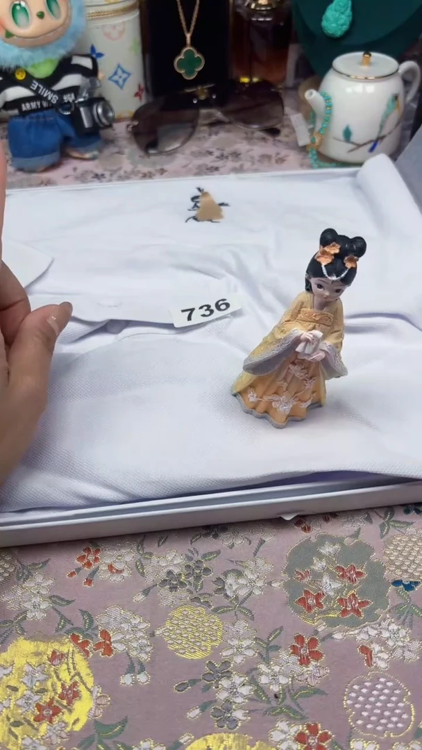瓷片陶茶666文玩周边多人白polo