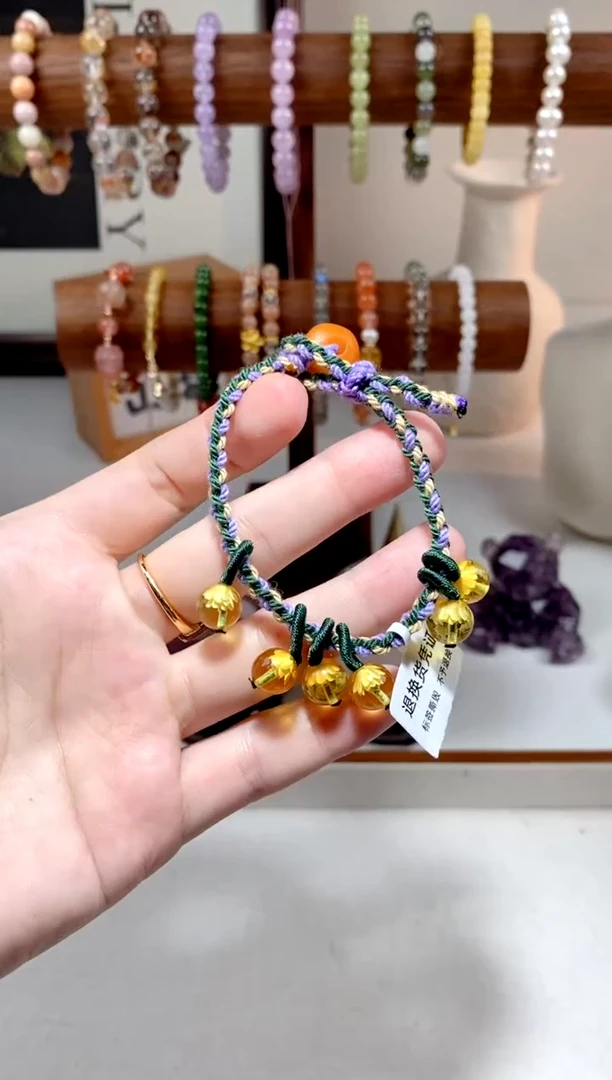 【闪购商品】水晶手串银S925镶嵌多样性发一