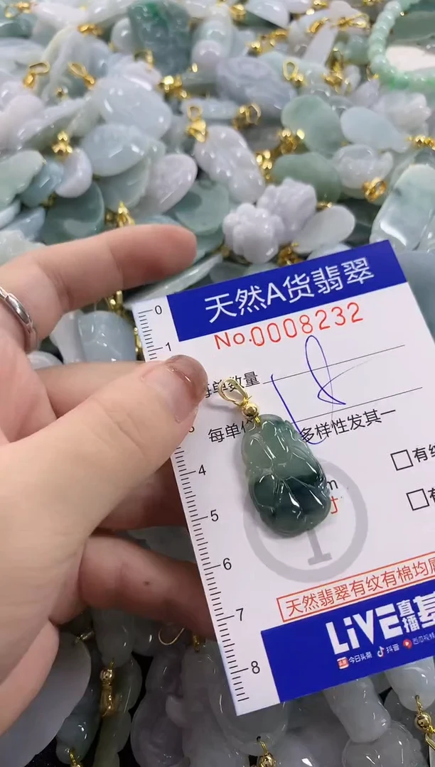 颈饰未镶嵌翡翠天然A货翡翠