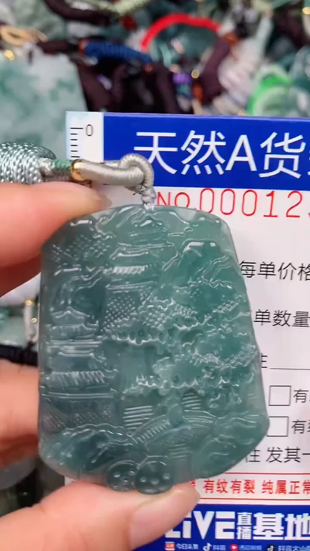 翡翠未镶嵌颈饰...0001252