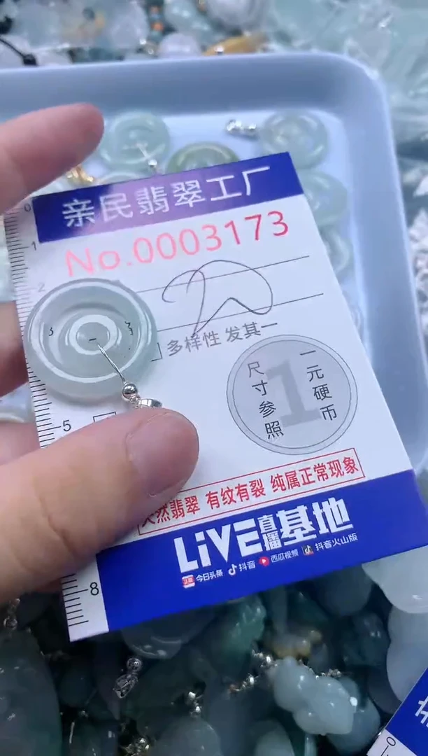 翡翠未镶嵌吊坠(不含链)3173