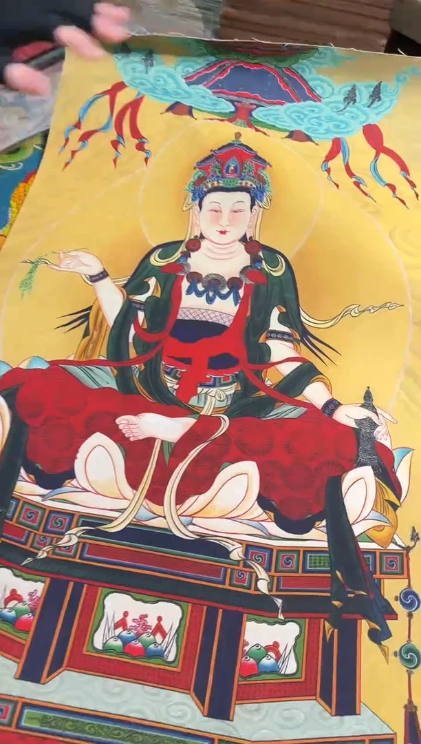 卷轴画天天的唐卡tk160