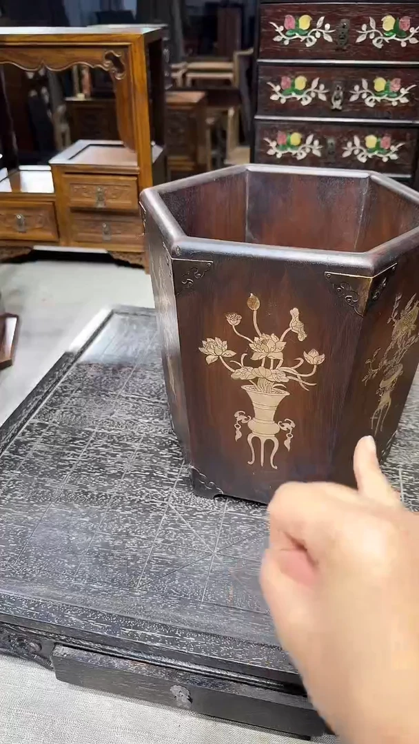 木『****』海黄笔筒111111111111