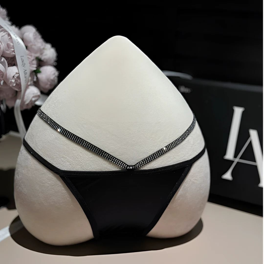 猫什么喵pro·夏日专属*水钻腰挂*丝滑绸感透气三角裤内裤