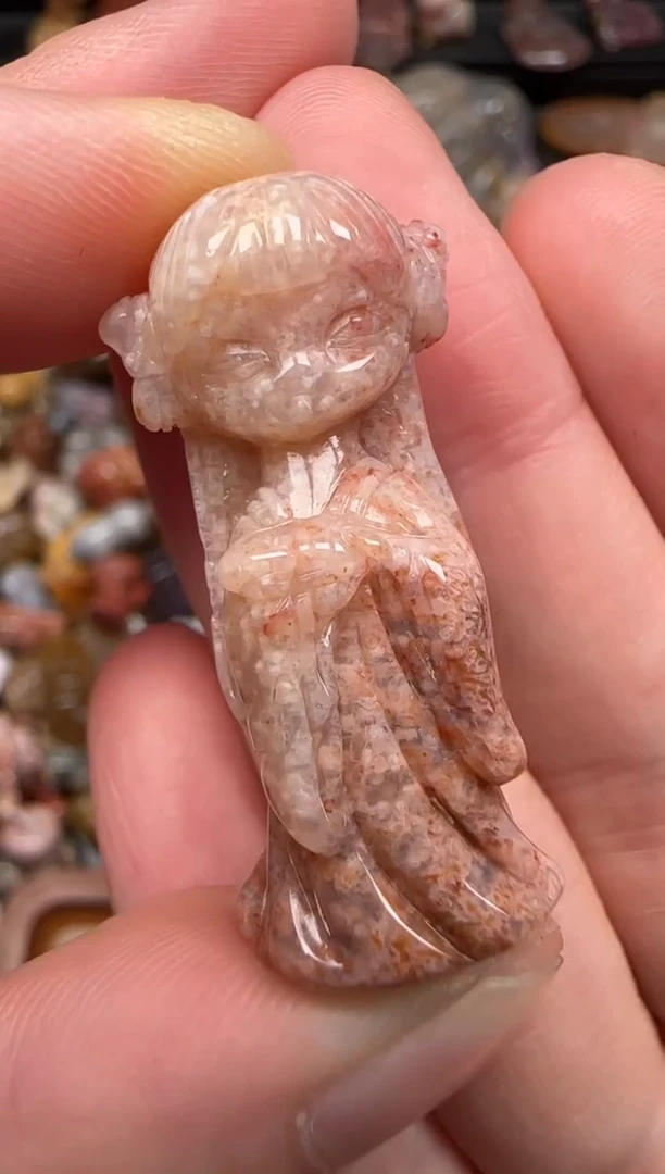 硅化珊瑚（珊瑚玉）未镶嵌颈饰110