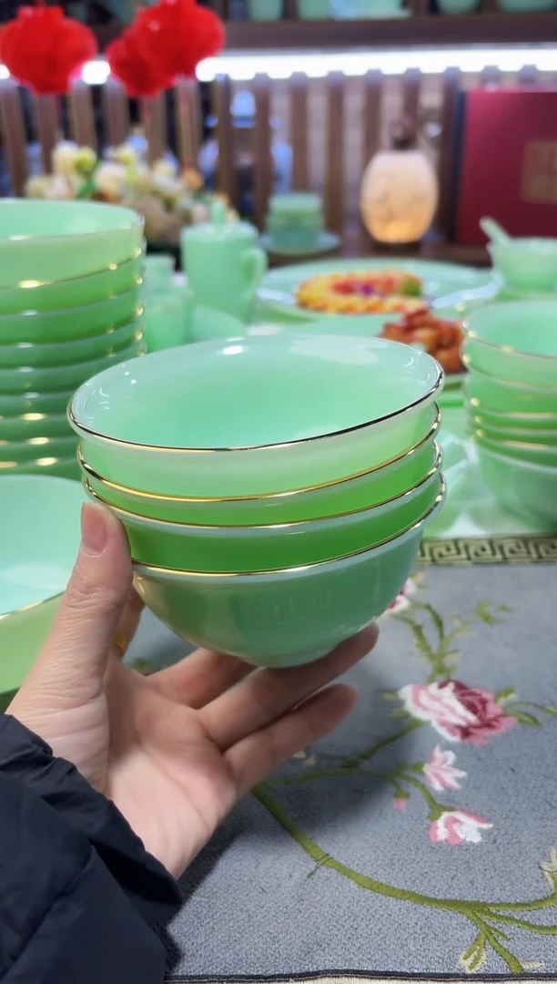 玉瓷   4.5英寸饭碗4个景德镇陶瓷