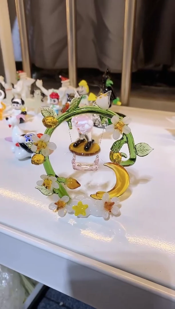 手工艺品琉璃秋千