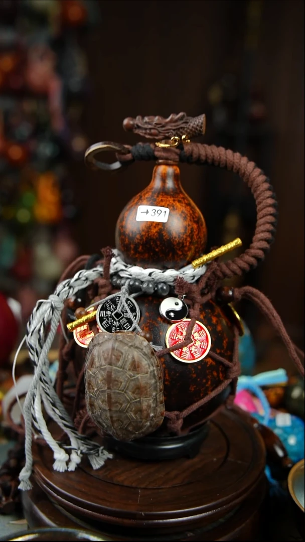 391号500ml左右非遗大漆酒葫芦