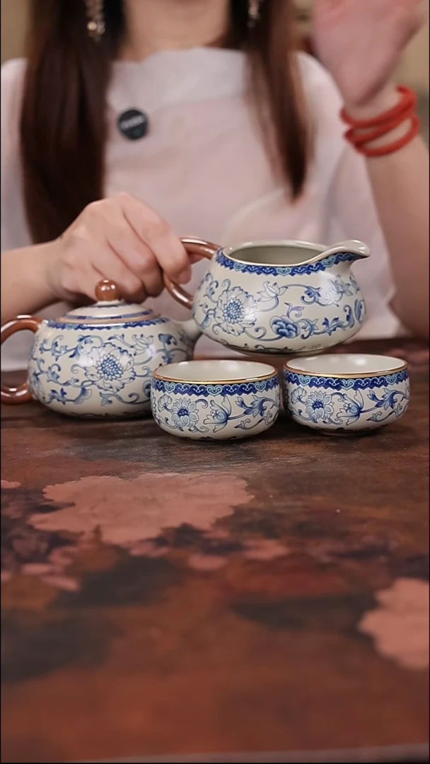 陶瓷茶具(无礼盒)@@A13357