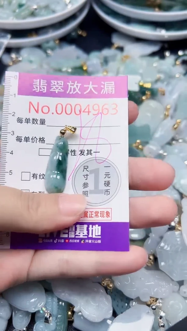 颈饰未镶嵌翡翠4963