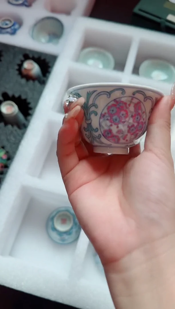 瓷片景德镇瓷器茶器茶杯