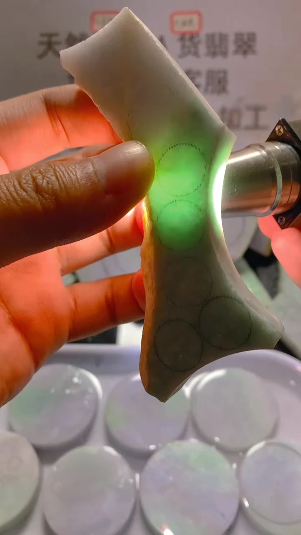 未镶嵌裸石翡翠天然缅甸翡翠A货FC234