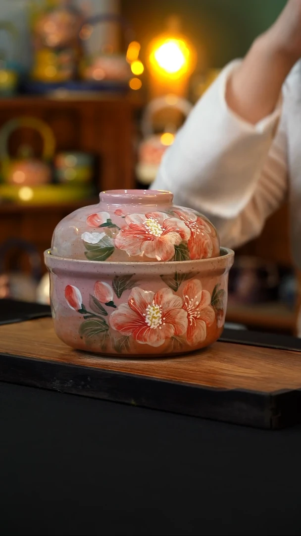 杯手绘心瓷陶瓷浮力