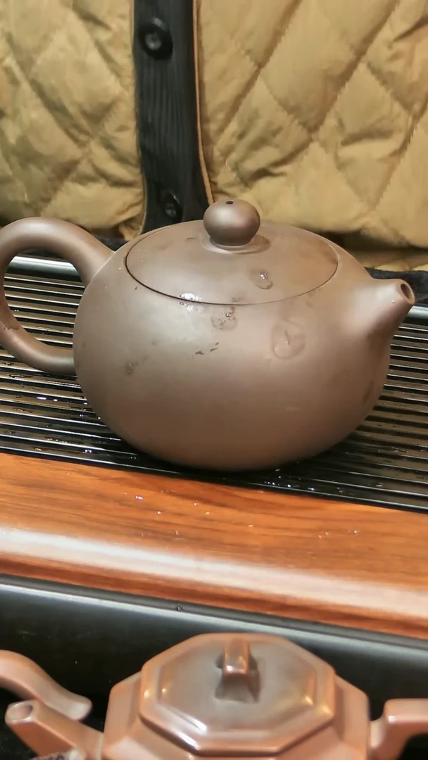 【闪购商品】紫砂茶壶大号黑色西施壶450ml（微瑕）