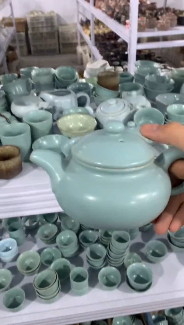 【清！一件不留】汝窑、茶壶盖碗茶杯主人杯微矿点