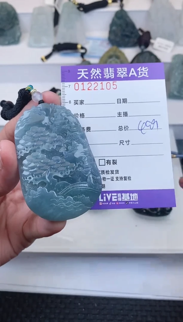 【闪购商品】翡翠颈饰未镶嵌         105