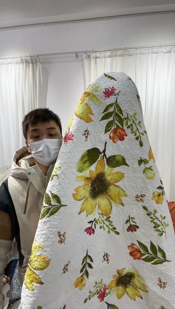 棉150*200纯棉床盖116号微瑕