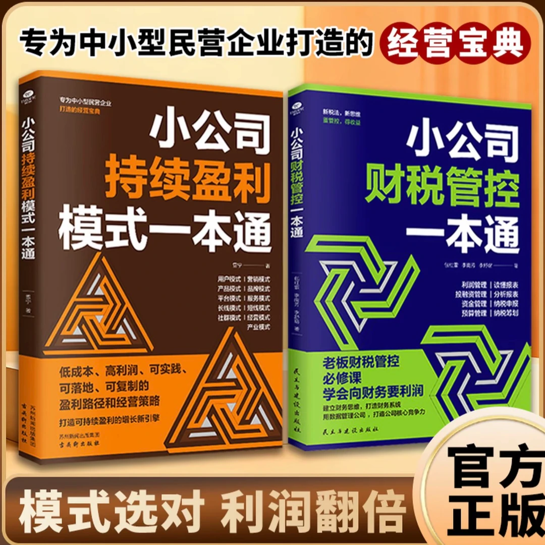 【官方正版】小公司财税管控 不懂财税就当不好老板 财税管理电商税